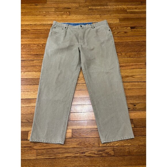 ORVIS KHP Canvas Field Jeans Mens Size 41X30 Gray Outdoor Fishing Hunting - Picture 1 of 8